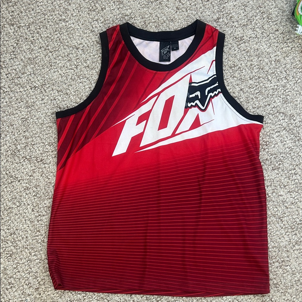 Fox Red and White Men's Tank Top